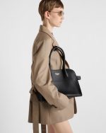 Prada Medium Leather Tote Bag - Image 7